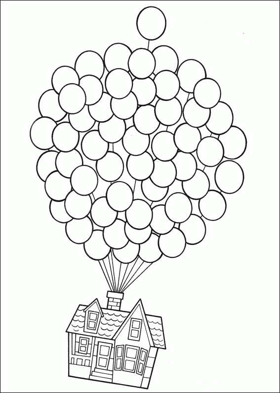 house from up coloring pages - photo #5